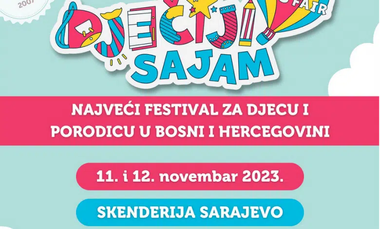 Sutra u Domu mladih najveći sajam i festival za djecu