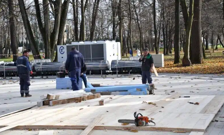 Zabava za sve: Na Ilidži počele pripreme za Zimsku čaroliju