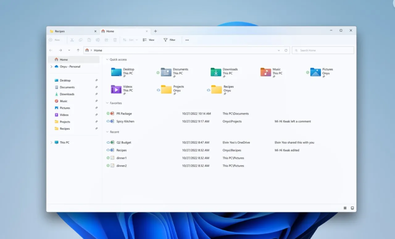 windows 11 file explorer