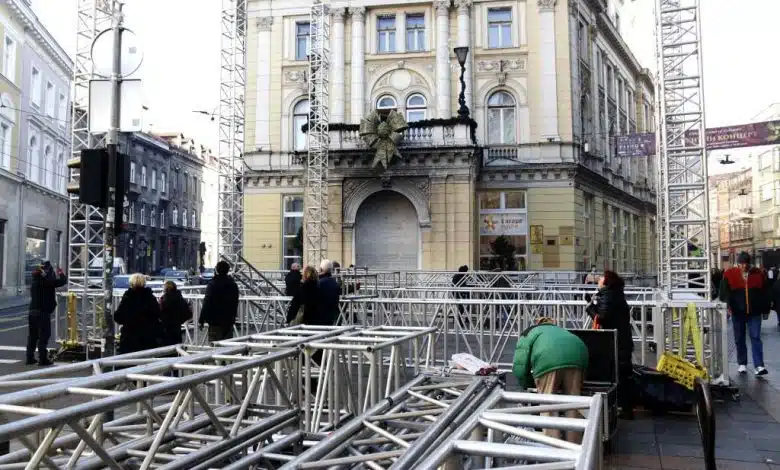 U Sarajevu počele pripreme za javni doček Nove godine