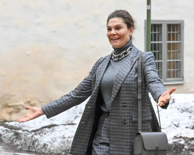 Princeza Victoria u sivom od glave do pete