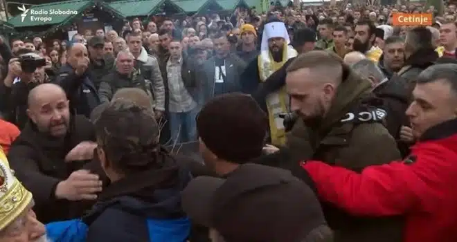 U Cetinju se na Badnjak sukobili pravoslavci: Zakuhalo se, mitropolit