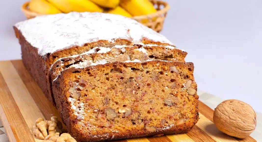 Banana kruh: slatki recept