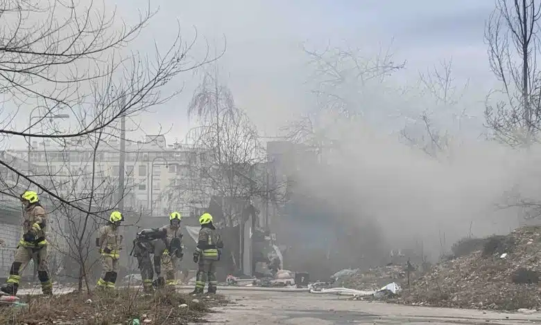 Lokalizovan požar na Čengić-Vili
