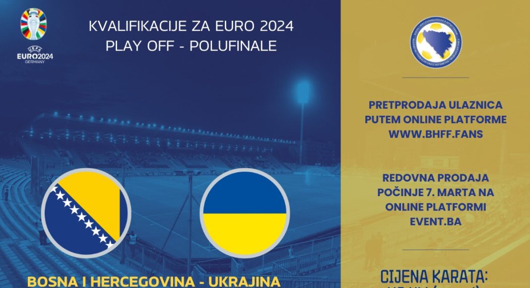 Obavijest za navijače: Kreće prodaja ukaznica za meč BiH –