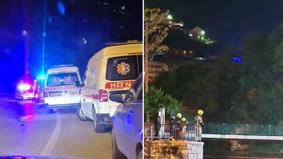 Šta se događa na Bentbaši: Vatrogasci i policija na terenu,