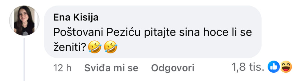 Pezić je objavio sliku svojih sinova, a onda je djevojka komentirala... (FOTO)