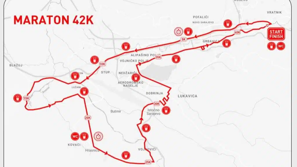 U nedjelju na Sarajevo marathonu takmičari iz 44 države, start
