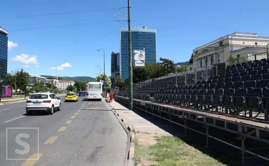 Ulicama Sarajeva se pretvara u pozornicu: Pripreme za Red Bull