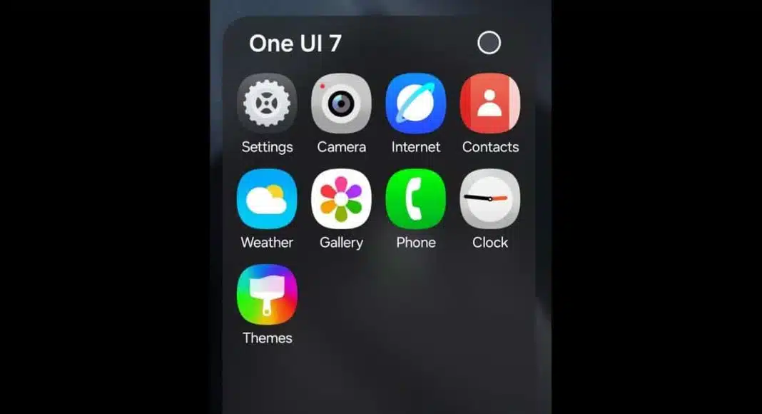 OneUI 7 - pregled ikona