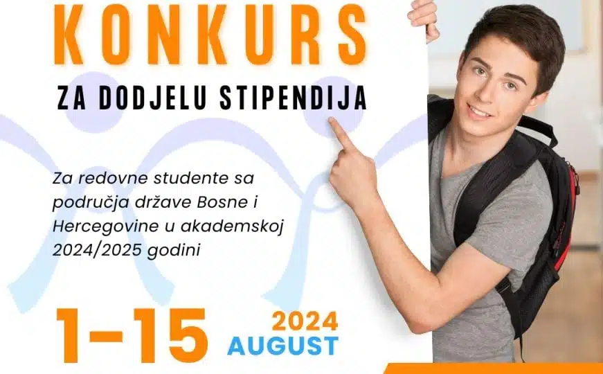 Konkurs Bosana Fondacije za dodjelu stipendija redovnim studentima/icama iz Bosne