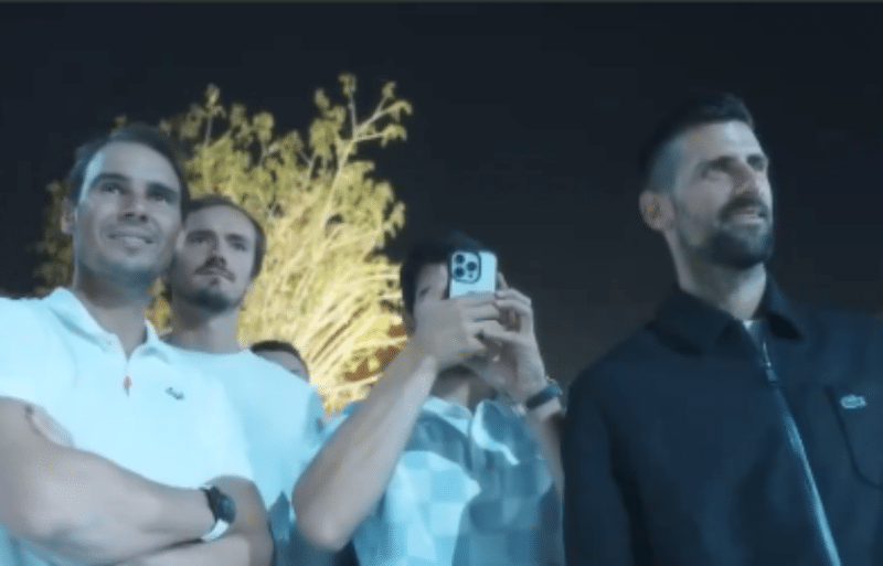 PRIJE VELIKOG MEČA: Novak i Rafa se zabavljali u Rijadu