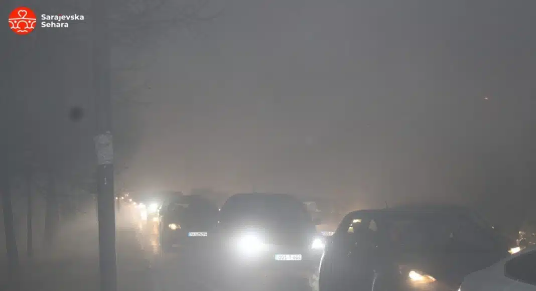 U Sarajevu i jutros zrak izuzetno zagađen, preporučuje se izbjegavanje