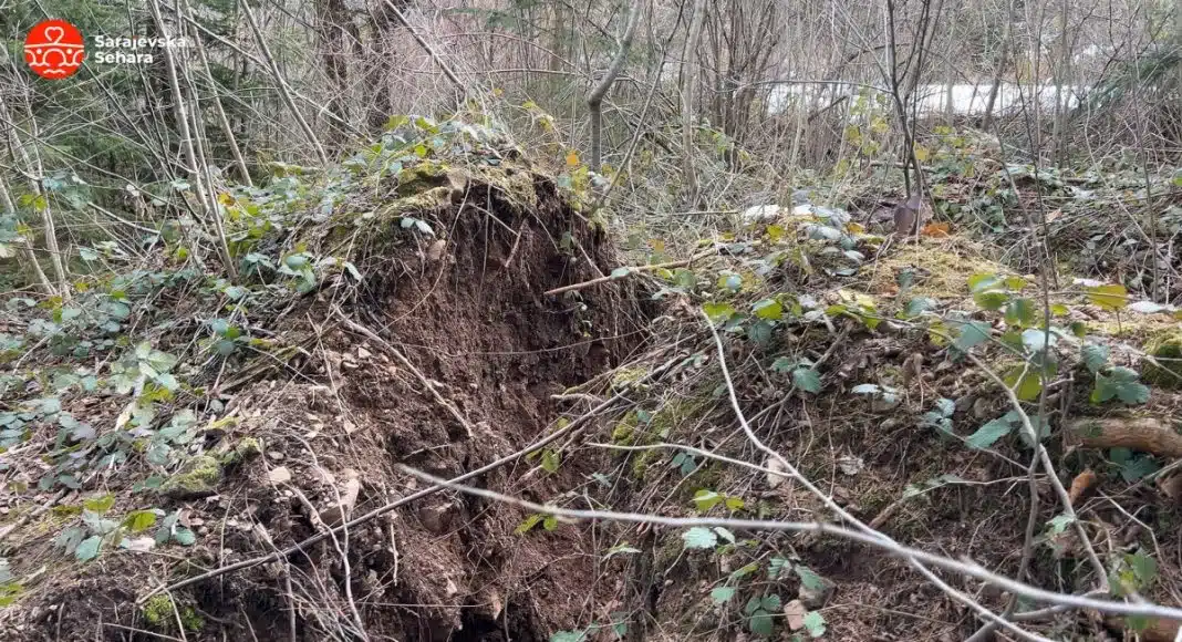 Oglasila se Civilna zaštita o stanju klizišta na Trebeviću, nakon