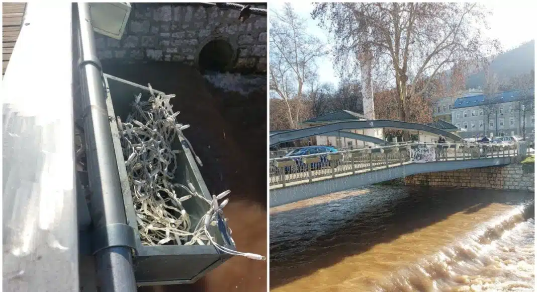 Uništena i ukradena novogodišnja rasvjeta sa sarajevskih mostova, sve prijavljeno
