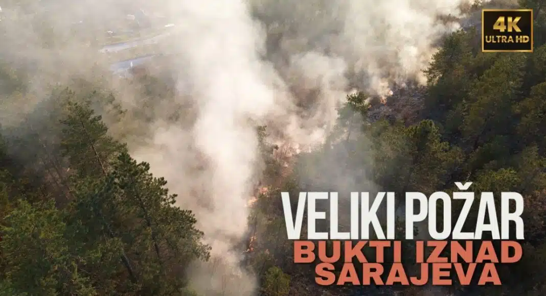 Video/ Podmetnut veliki požar na Trebeviću, vatrogasci tek počeli da