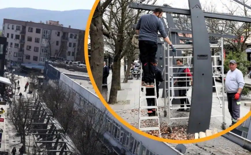 Počela demontaža tendi u Maloj aleji, stanovnici Ilidže oduševljeni: