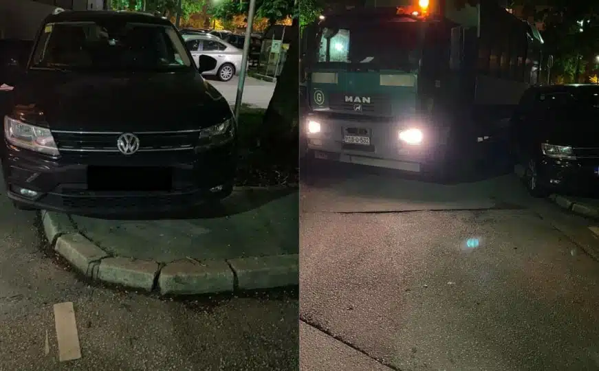 Sramota u Sarajevu: Parking papak zablokirao komunalnu službu, 45 minuta