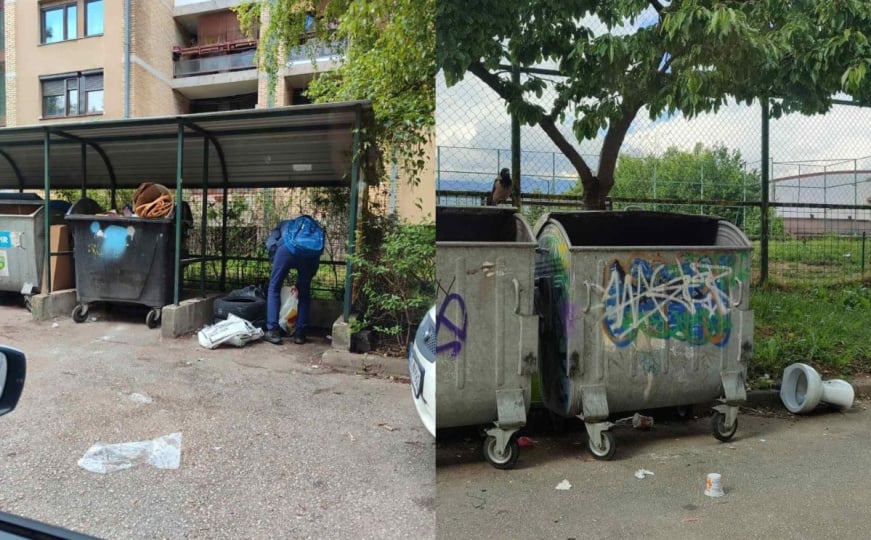 Sramotni prizori iz Sarajeva, Rad objavio fotografije: