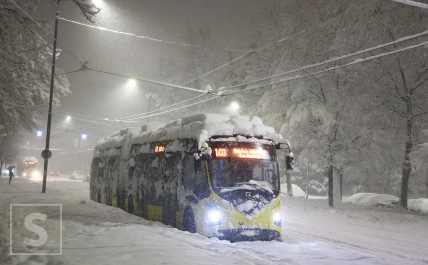 Javni prijevoz u Sarajevu: Trolejbusi danas voze na svim linijama,