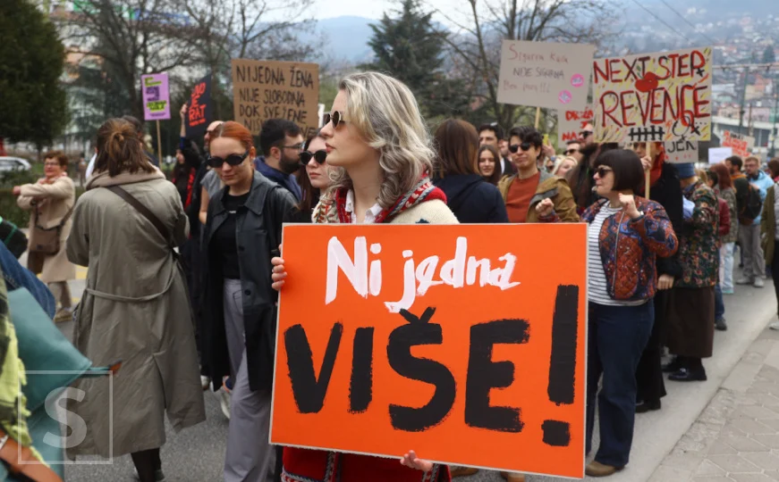 Osmomartovski protest u Sarajevu:
