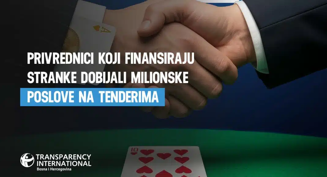 Privrednici koji finansiraju stranke dobijali milionske poslove na tenderima